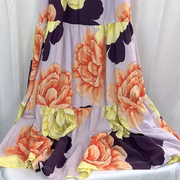 Anthropologie Maeve NEW Floral Wrap Maxi Dress 26W - Picture 10 of 14